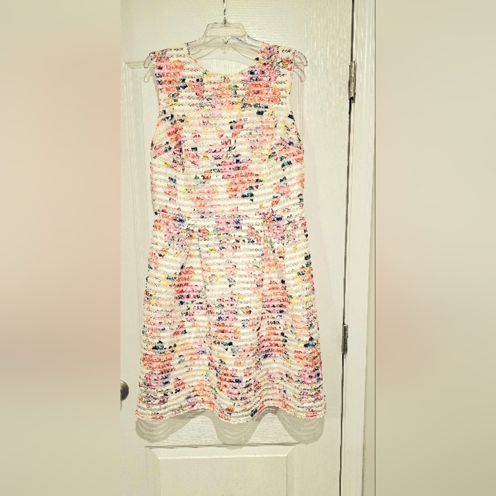 Worthington Multicolor Textured Mini Dress